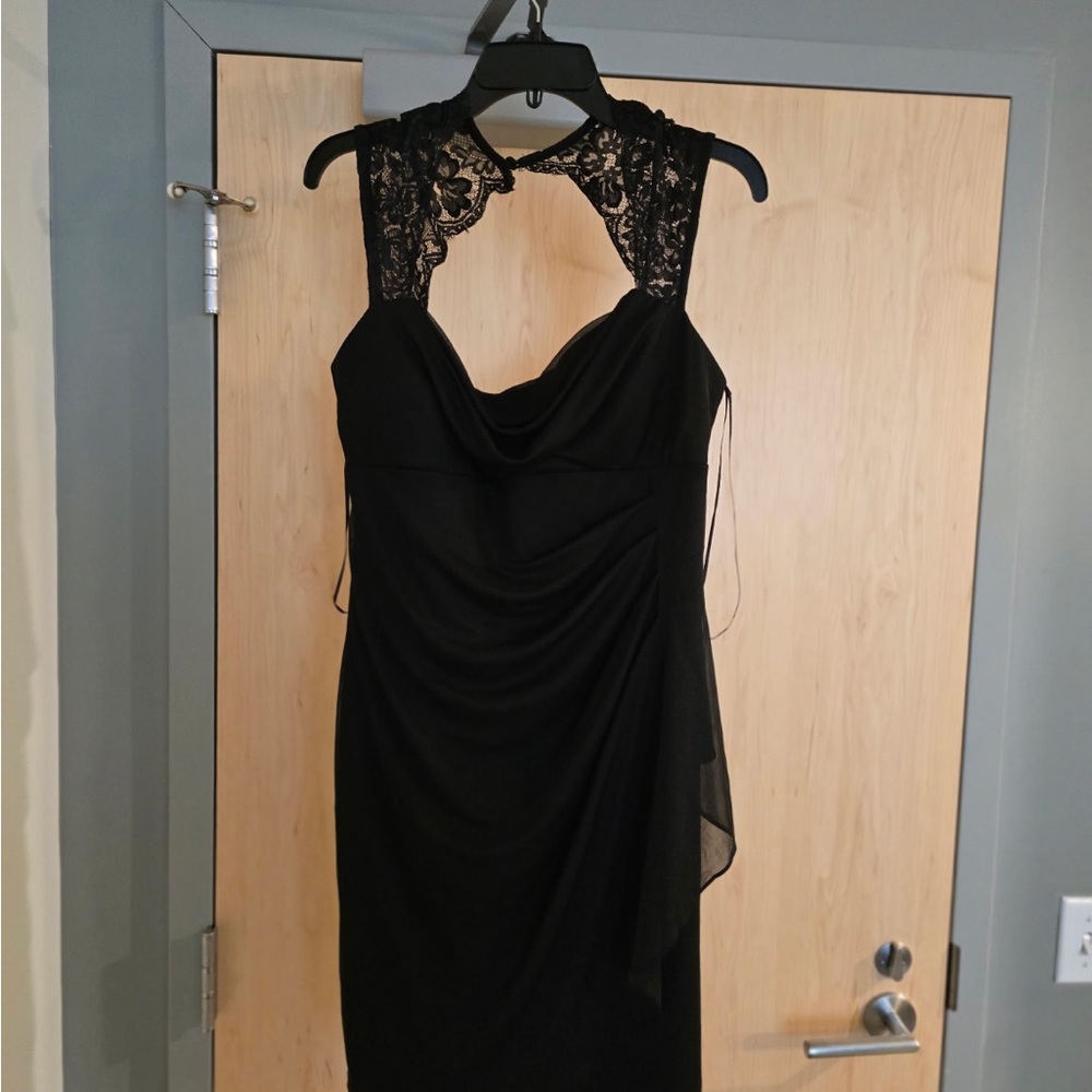 Elegant Black Lace Dress